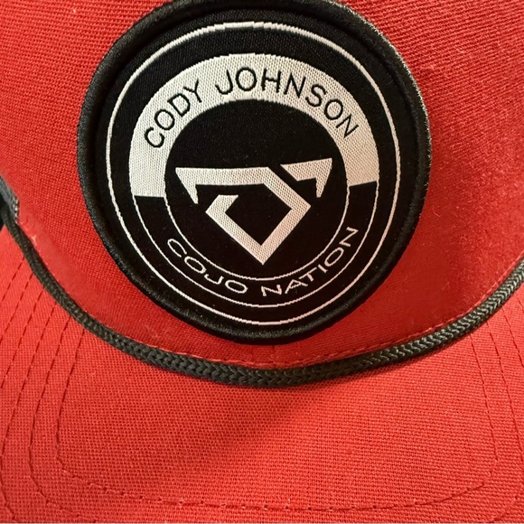 Cody Johnson Cojo Nation Red and Black Mesh Cap - Picture 7 of 8